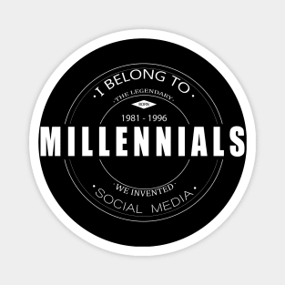 millennial 1981-1996 Magnet